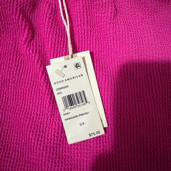 Good American Always Fits Better Band Top and Mini Skirt Pink 3/4 L/XL - Picture 5 of 5